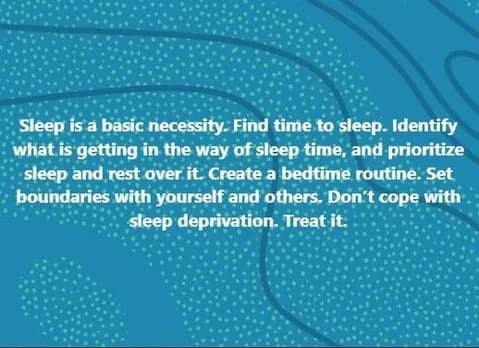 Get your rest.